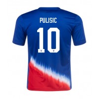 Förenta Staterna Christian Pulisic #10 Replika Bortatröja Copa America 2024 Kortärmad